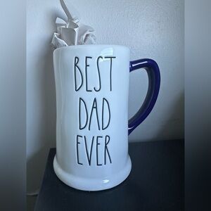New Rae Dunn Best Dad Ever Beer Stein Mug